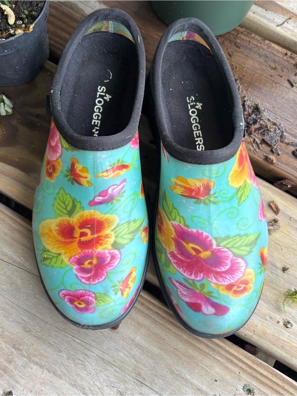 Rain GO Away Snow garden clogs W9